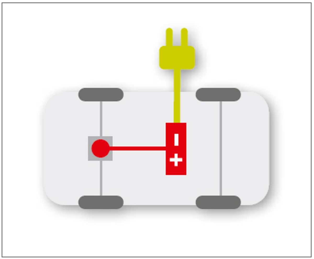 Zuiver elektrische wagen (BEV/FEV)