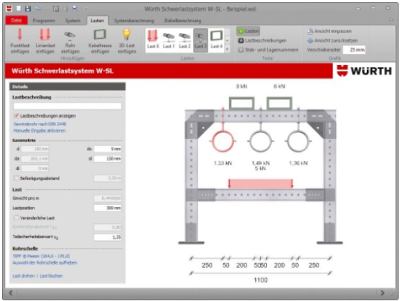 VARIFIX® montagerailsoftware