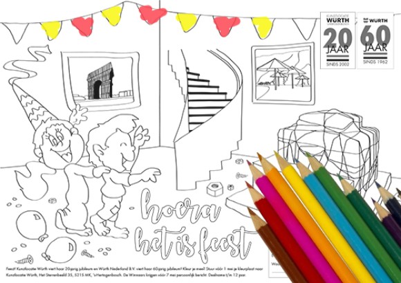 Kleurplaat 20 jaar Kunstlocatie Kleurplaat 20 jaar Kunstlocatie