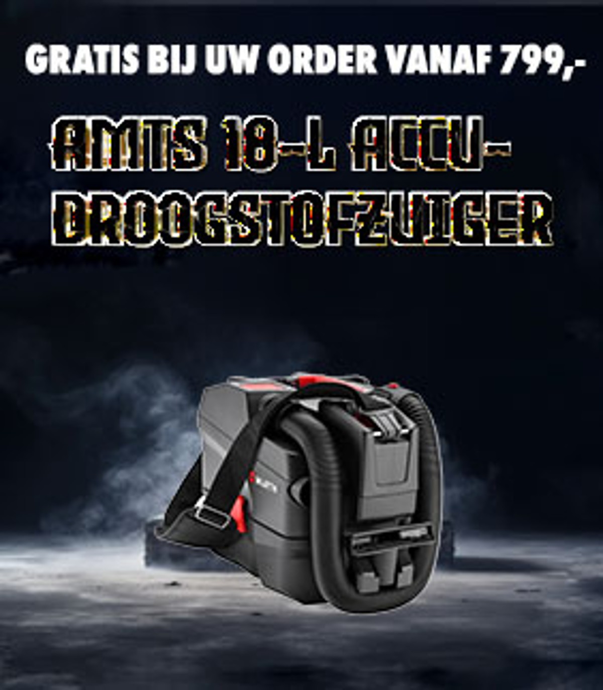 AMTS 18-L Accu- droogstofzuiger