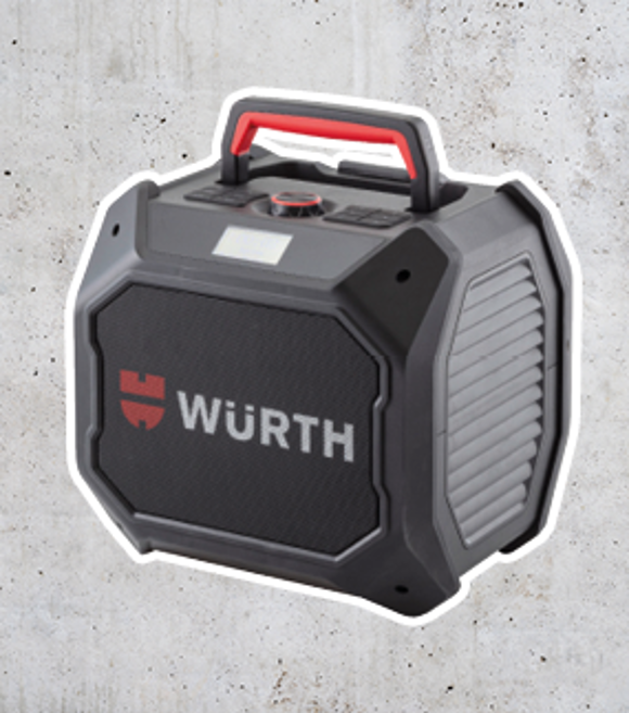 Accu bouwplaatsradio