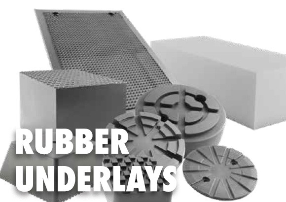 Rubberblokken voor hefbruggen