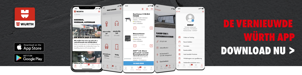 Download nu de vernieuwde APP