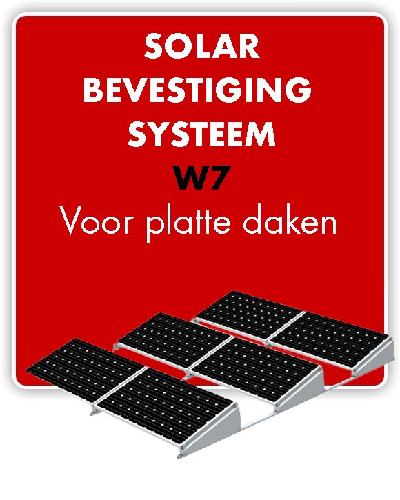 Solar bevestiging plat-dak