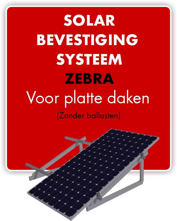 Solar bevestiging plat-dak