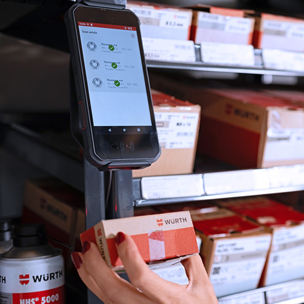 De slimme schakel tussen uw magazijn en de digitale wereld.